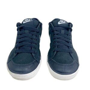 Nike Womens Black Canvas Lace-Up Sneakers Size 8